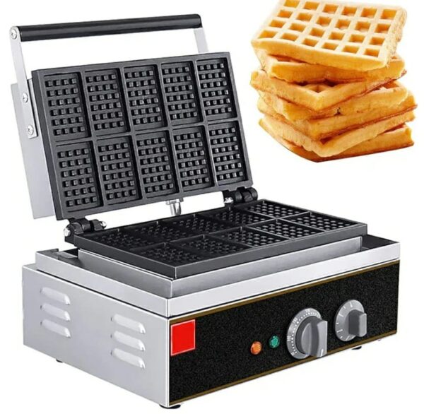 Electric 10 Slot Biscuit Waffle Maker Machine