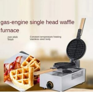 Gas round waffle machine