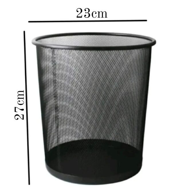 MS Metal Mesh Wastebins Dustbins Trash Cans (Size- SMALL, Quantity- Pack of 2 Pieces)