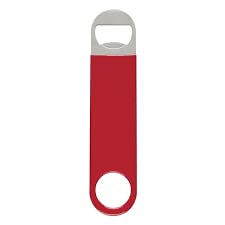 Vinyl Coated SS Bar Blade Opener Red