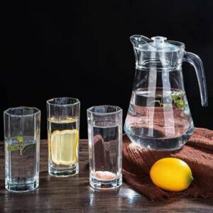 Transparent Pitcher with Lid