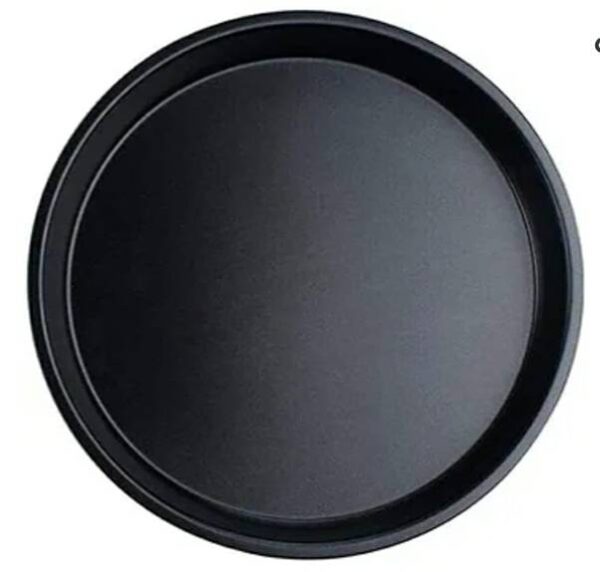 Non Stick Teflon Coated Round Pizza Baking Pan Plates for Ideal Heavy Duty Use (Diameter: 28cm Wide)