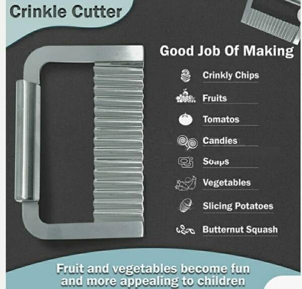 D Shaped Crinkle Cutter